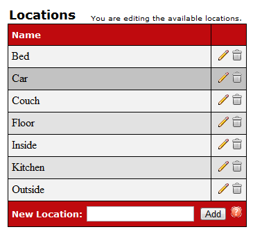 Adding New Content Set Locations in CARMA