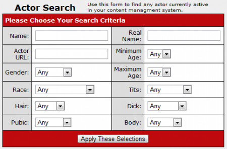 The CARMA Actor Search