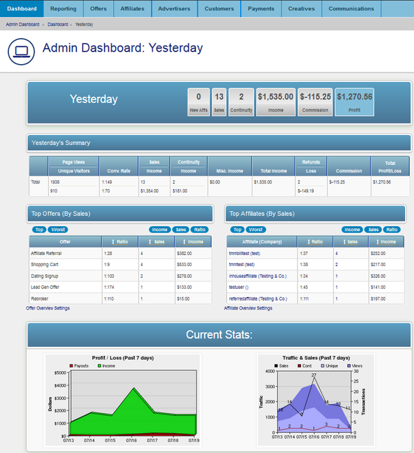 NATS For Networks New Admin Dashboard Graphs