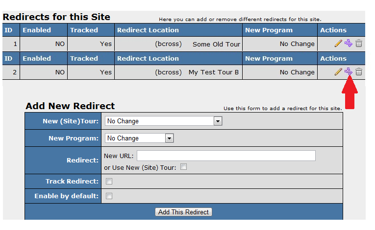 New A/B Redirect added