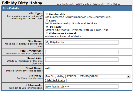 Setting Up a My Dirty Hobby Site in NATS3