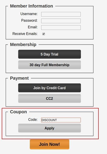 Customizing Your Join Page
